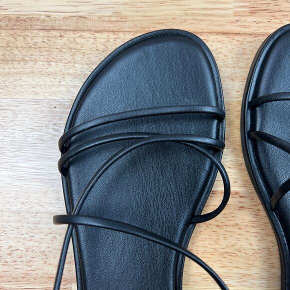 A New Day Women's Black Wide Width Sierra Strappy Sandals - Size 6.5W - NWT - Picture 3 of 8